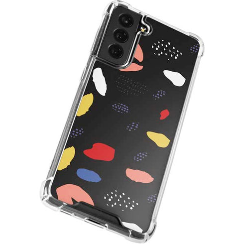 Dark Color Pop Galaxy S21 FE Clear Case